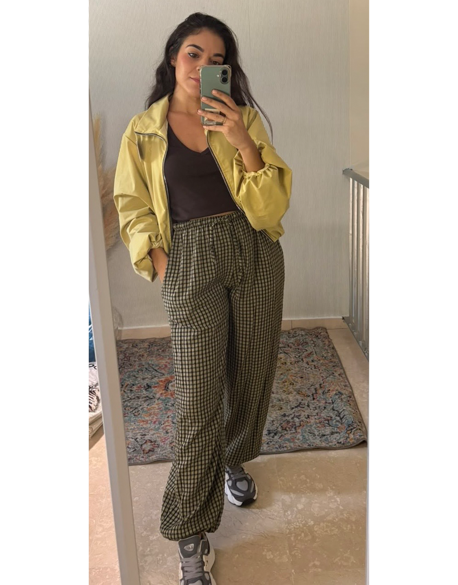 Pantalón vichy bambula