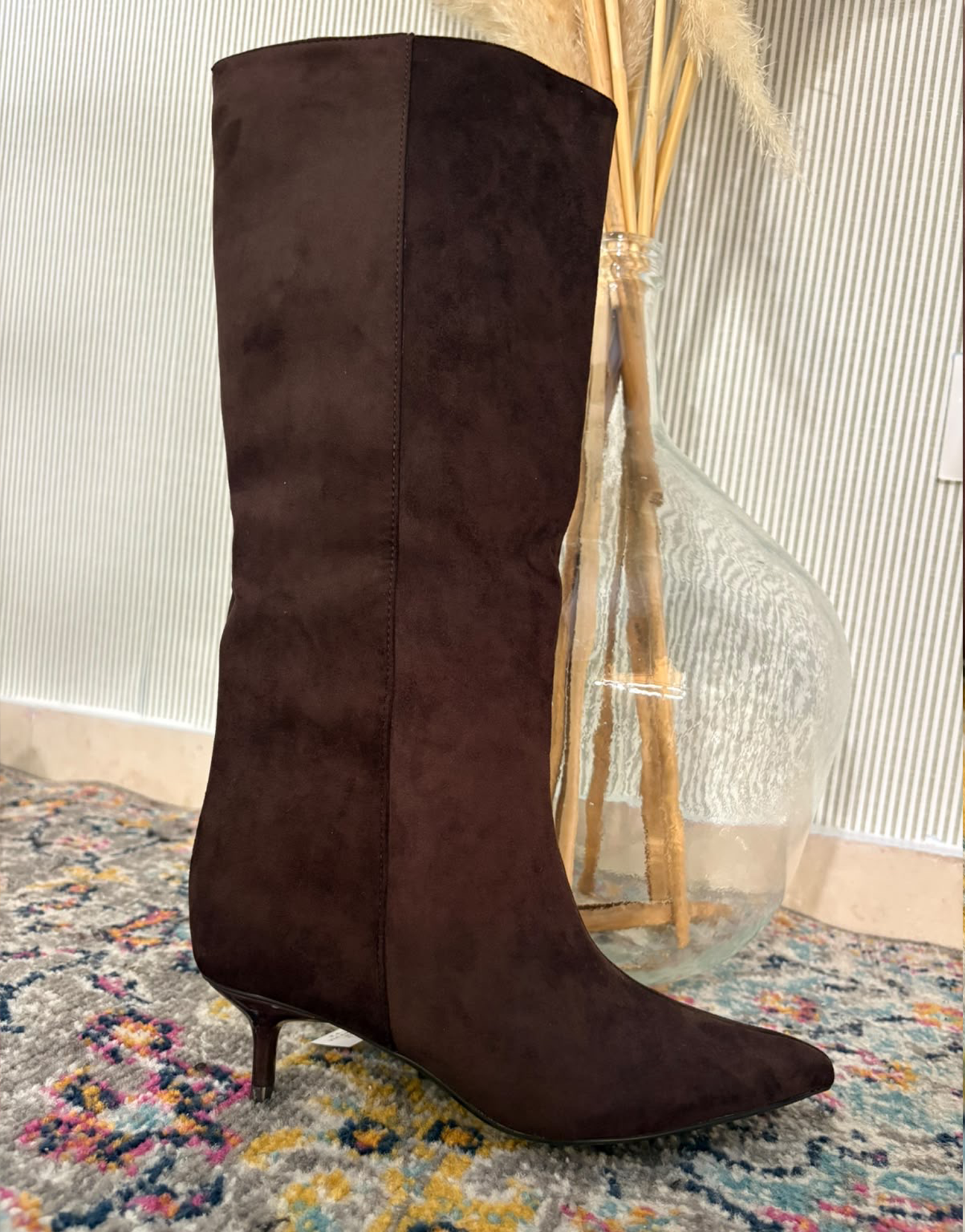 Bota alta chocolate