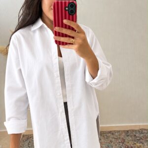 Camisa Oxford blanca - Blanco, L