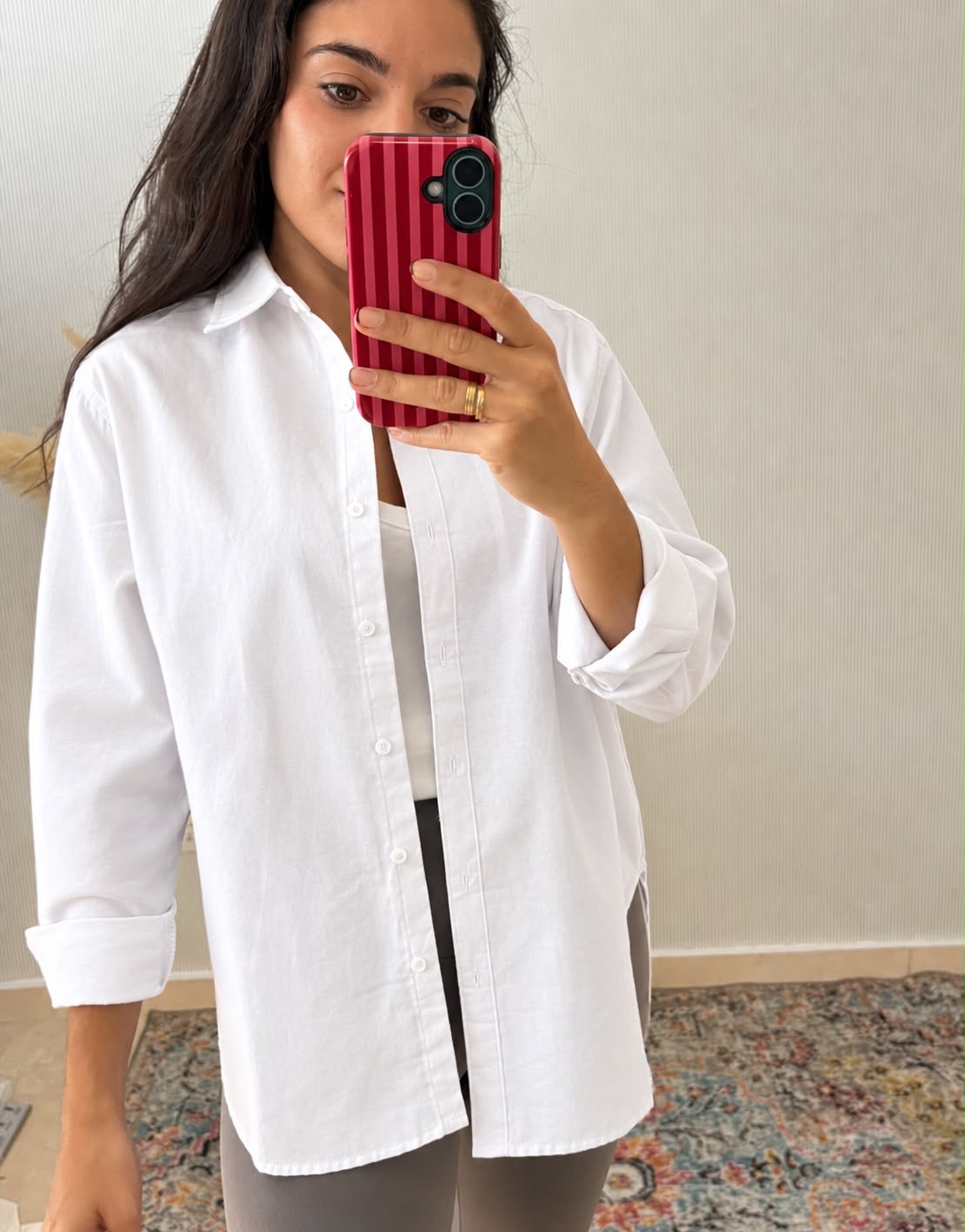 Camisa Oxford blanca