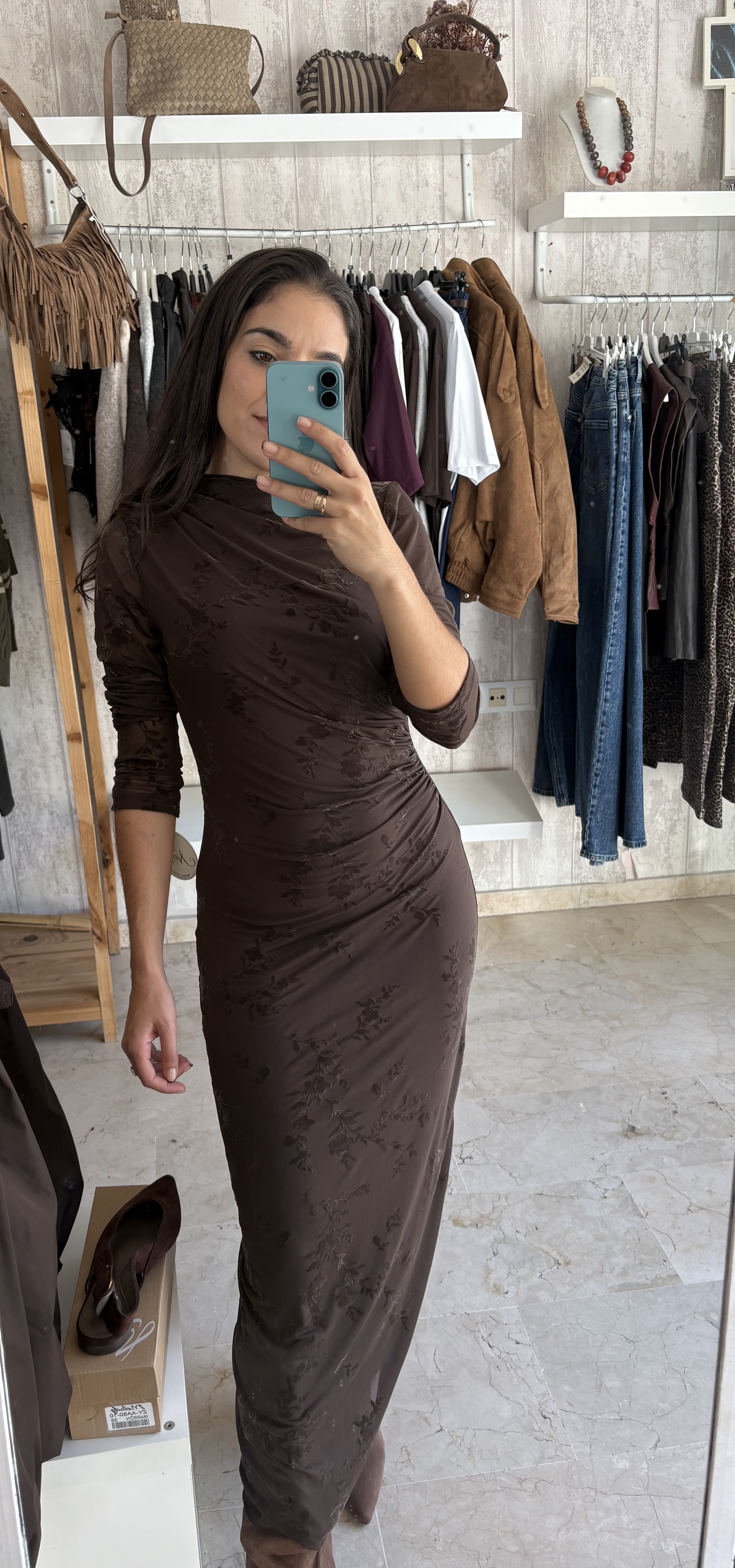 Vestido drapeado