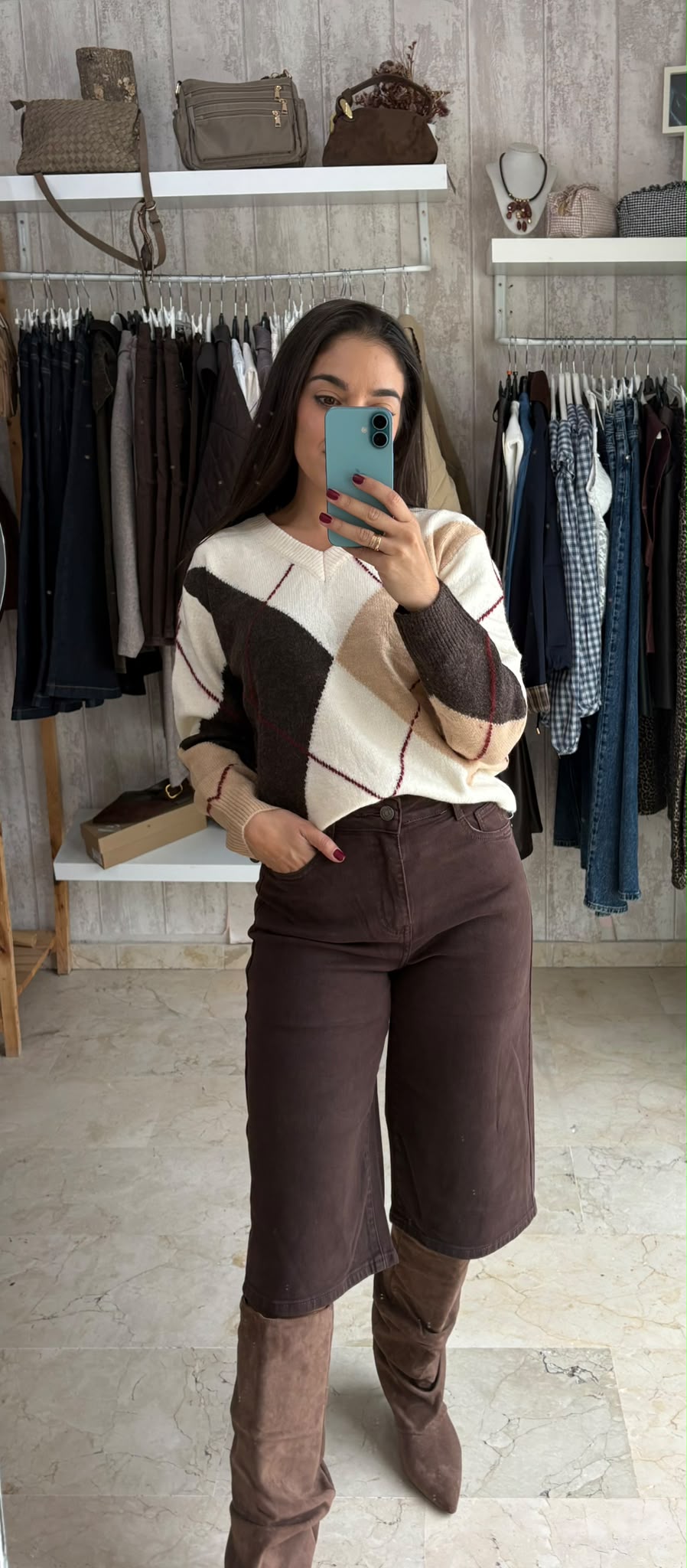 Bermudas denim chocolate
