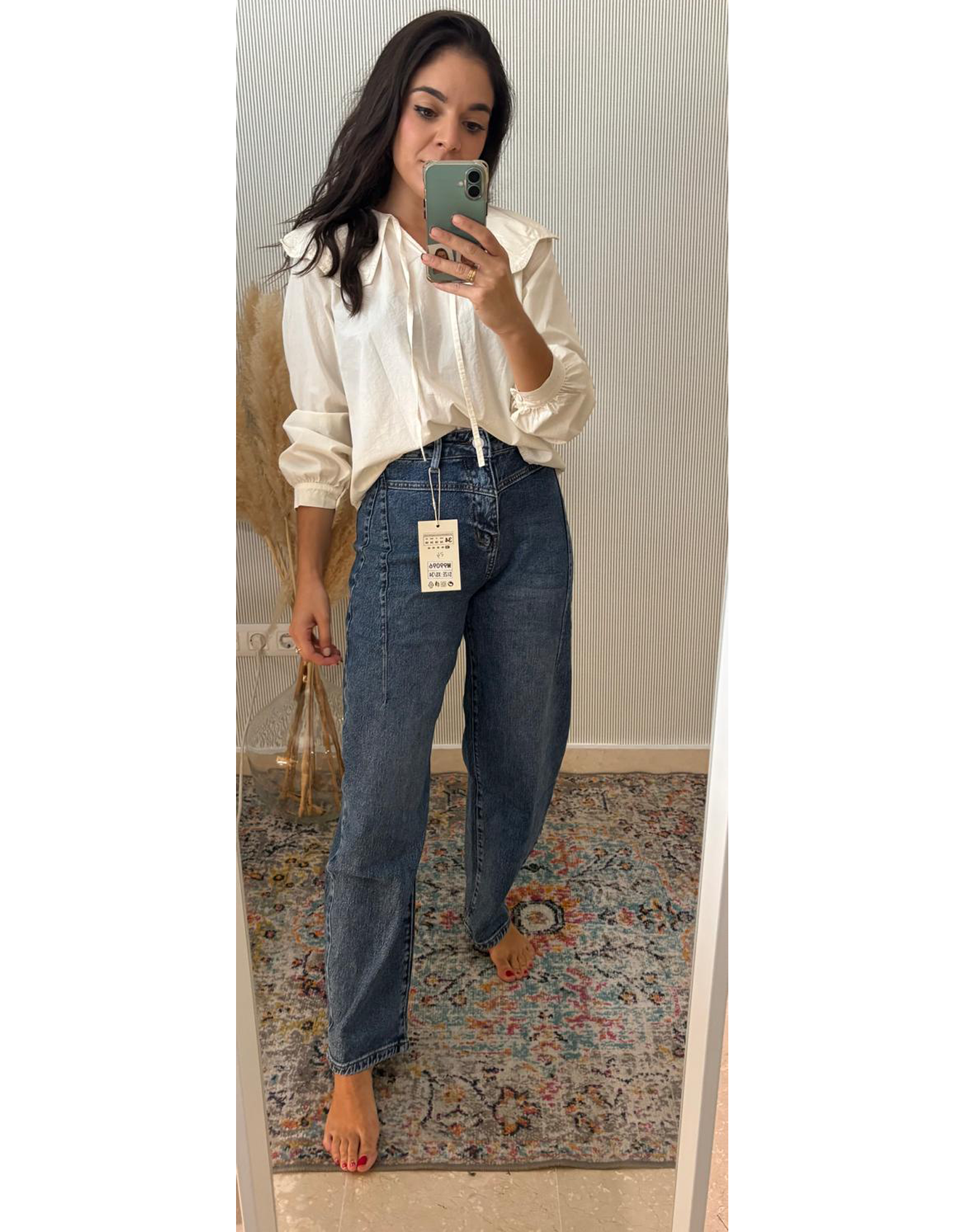 Jeans corte lateral